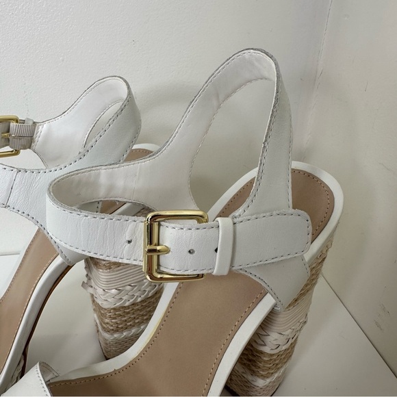 Aldo huglag white sandals heels size 8.5 - Picture 2 of 16
